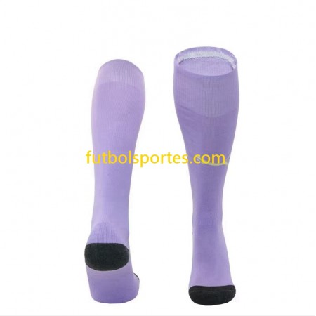 Manchester City Portero Segunda Calcetines Violeta 2023/2024